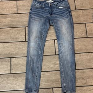 BKE Women's Blue Skinny Jeans